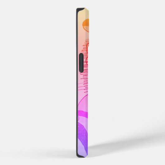 Tiger gezichttekening Case-Mate iPhone case (Achterkant / Rechts)