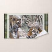 Tiger Giraffe Zebra Lovers Bad Handdoek (Handdoek)