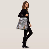 Tiger Giraffe Zebra Lovers Crossbody Tas (Op model)