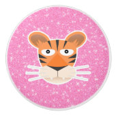 Tiger Glitter Keramische Knop (Voorkant)