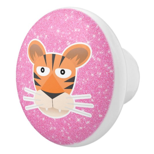 Tiger Glitter Keramische Knop (Rechts)