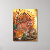 TIGER GLORY Malayan Tiger Canvas Afdruk (Voorkant)