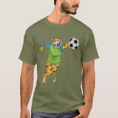 Tiger Goalkeeper Voetbal T-shirt (Voorkant)