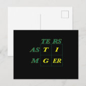 Tiger Goat Woods Masters Briefkaart (Voorkant / Achterkant)