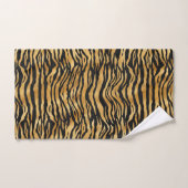 Tiger Gold Black Animal Print Bad Handdoek (Handdoek)