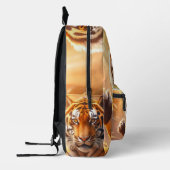 Tiger - Golden Tiger Greeting Bedrukte Rugzak (Links)