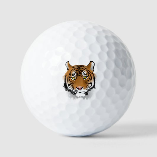 Tiger Golf Balls Golfballen (Voorkant)