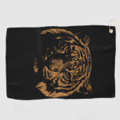 Tiger  golfhanddoek (Horizontaal)