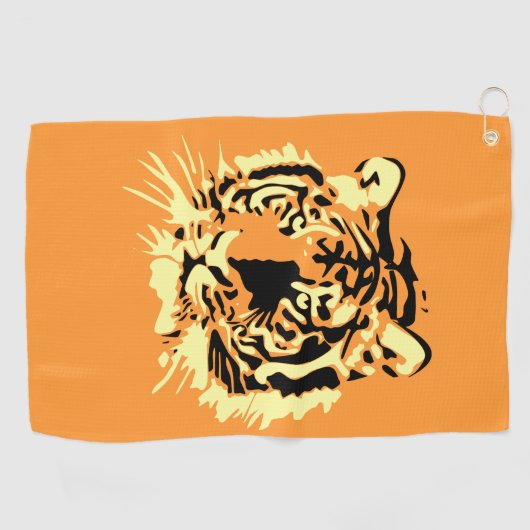 Tiger Golfhanddoek (Horizontaal)