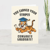 Tiger Graduation Kaart (Voorkant)