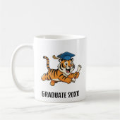 Tiger Graduation Personalized Koffiemok (Links)