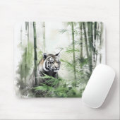 Tiger Green Bamboo Forest Muismat (Met muis)