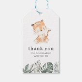 Tiger Greenery Hartelijk dank Cadeaulabel (Voorkant)