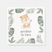 Tiger Greenery Servet (Voorkant)