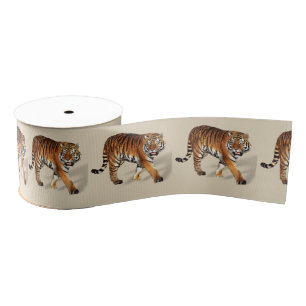 Tiger Grosgrain Ribbon Grosgrain Lint