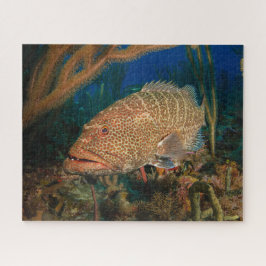 Tiger Grouper Underwater Jigzaag Puzzle Legpuzzel