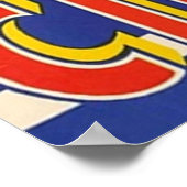 TIGER Growl Circus Ringling Bros Circus Animal Vin Poster (Hoek)