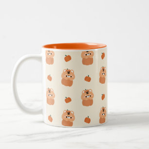 Tiger Halloween Tweekleurige Koffiemok