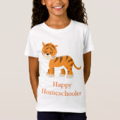 Tiger Happy Homeschooler T-shirt (Voorkant)
