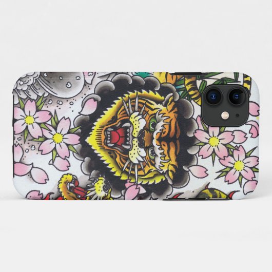 Tiger Head Case-Mate iPhone Case (Achterkant (horizontaal))