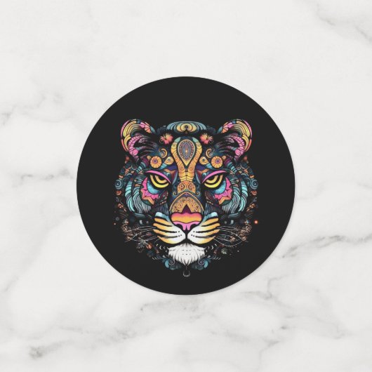 Tiger Head Confetti (Kleine voorkant)