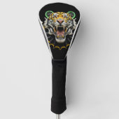 Tiger Head Golf Head Hoesje Golfheadcover (Voorkant)