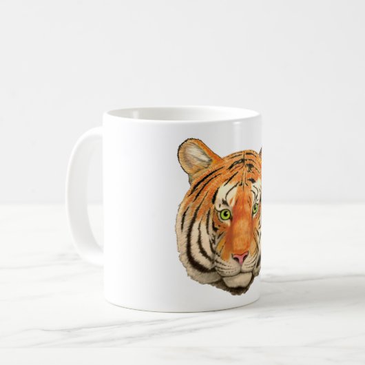 Tiger Head Koffiemok (Voorkant links)