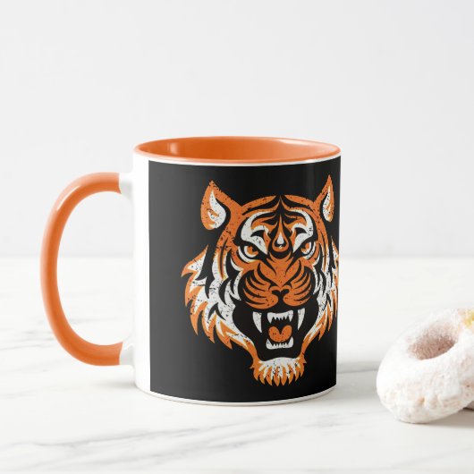 Tiger Head Mok (Met donut)