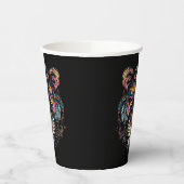 Tiger Head Papieren Bekers (Links)