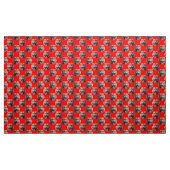 Tiger Head Pattern Design Red Stof (Yard (91,4 cm))