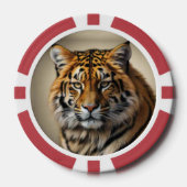 Tiger Head Poker Chips (Voorkant)