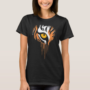 Tiger Head Predator Wildlife Wilderness Safari Zoo T-shirt