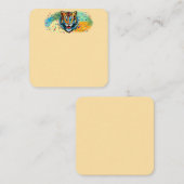 Tiger Head Rainbow colors paint stains Notitiekaartje (Voorkant / Achterkant)