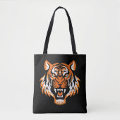 Tiger Head Tote Bag (Voorkant)