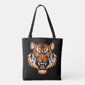 Tiger Head Tote Bag (Achterkant)