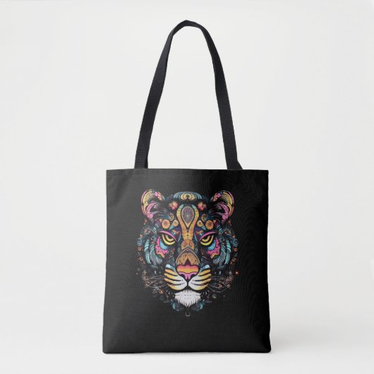 Tiger Head Tote Bag (Voorkant)