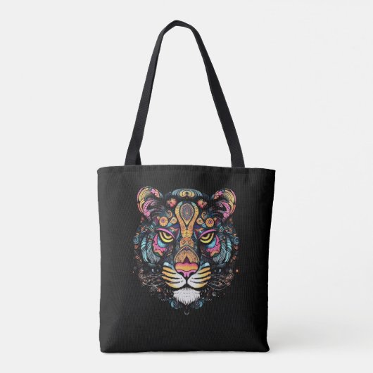 Tiger Head Tote Bag (Achterkant)