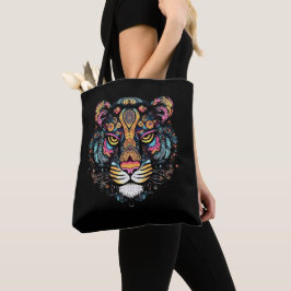 Tiger Head Tote Bag