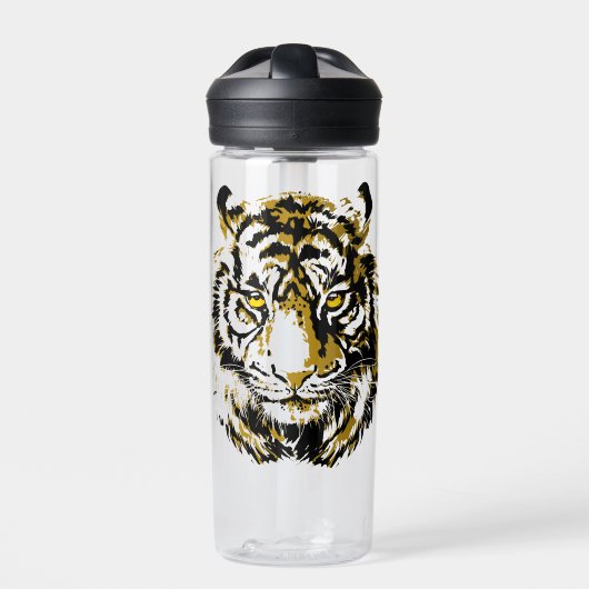 Tiger Head Water Bottle - Tiger Water Bottle Waterfles (Voorkant)