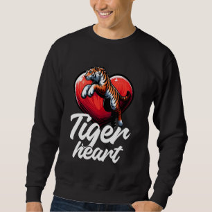 Tiger Heart Wild Dierenvriend Wildlife Natuur Grap Trui