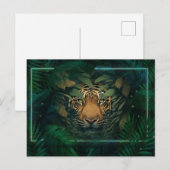 Tiger hiding in Foliage                Briefkaart (Voorkant / Achterkant)