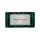 Tiger hiding in Foliage                Etiket (Voorkant)