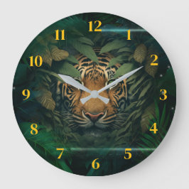 Tiger hiding in Foliage                      Grote Klok