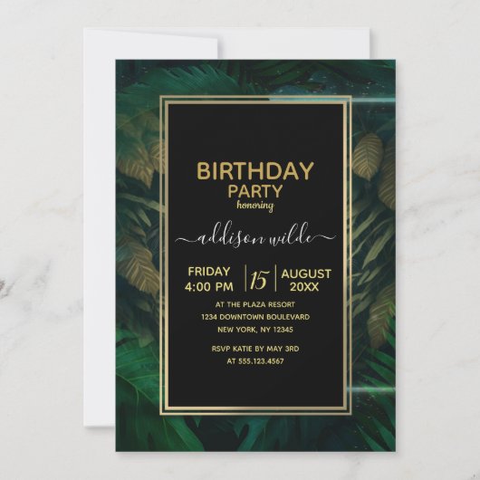 Tiger hiding in Foliage               Kaart (Voorkant)