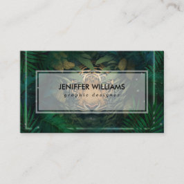 Tiger hiding in Foliage               Visitekaartje