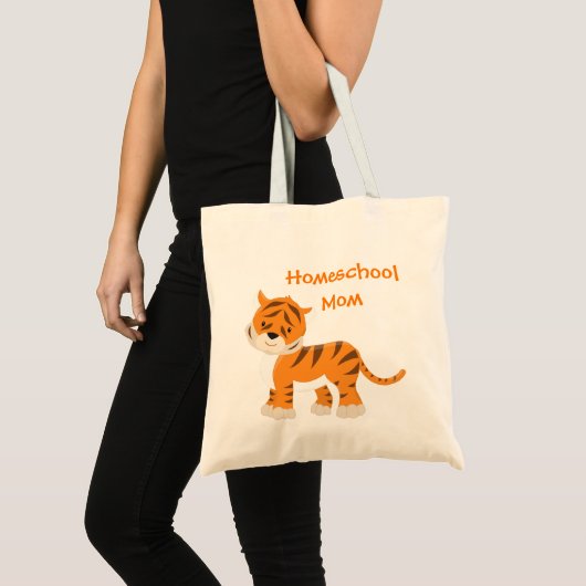 Tiger Homeschool mama Tote Bag (Voorkant (product))