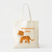 Tiger Homeschool mama Tote Bag (Voorkant)
