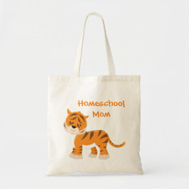 Tiger Homeschool mama Tote Bag
