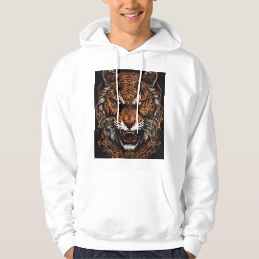 Tiger hoodie nieuwe design (Voorkant)
