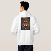 Tiger hoodie nieuwe design (Achterkant volledig)